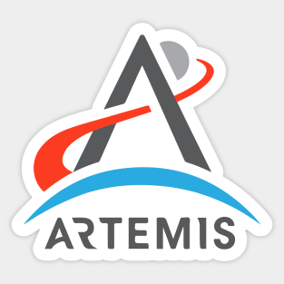 NASA Artemis missions to the moon. Sticker